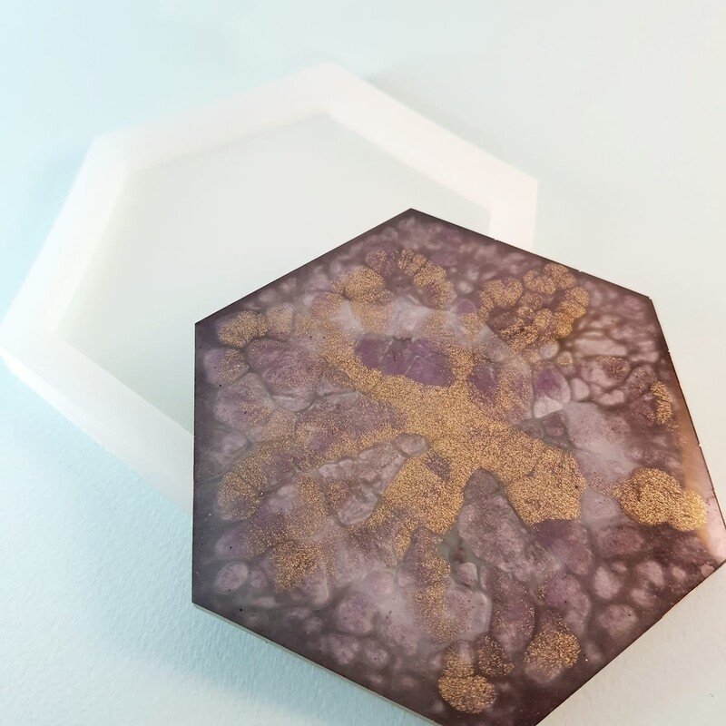 Hexagon Coaster Silicone Mold