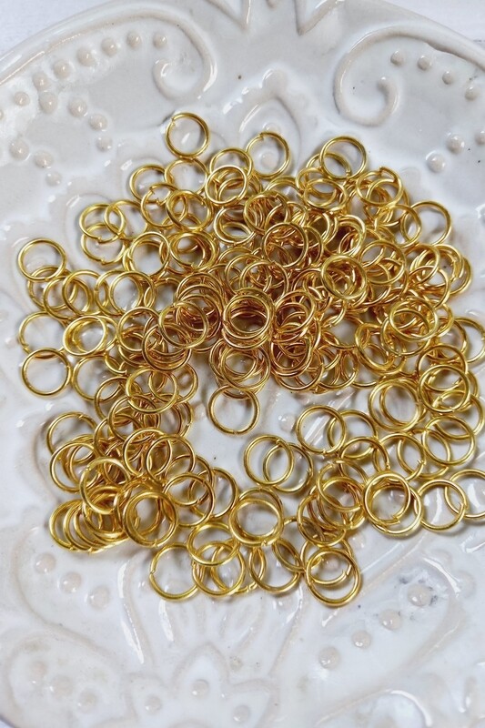 Jumprings / gold (50 pieces)