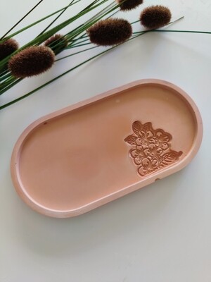 Oval Design Concrete Tray