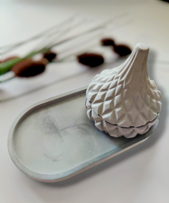 Oval Tray &amp; Trinket Set