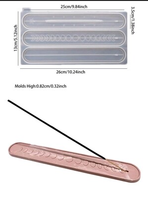  Silicone Mold Incense Holder