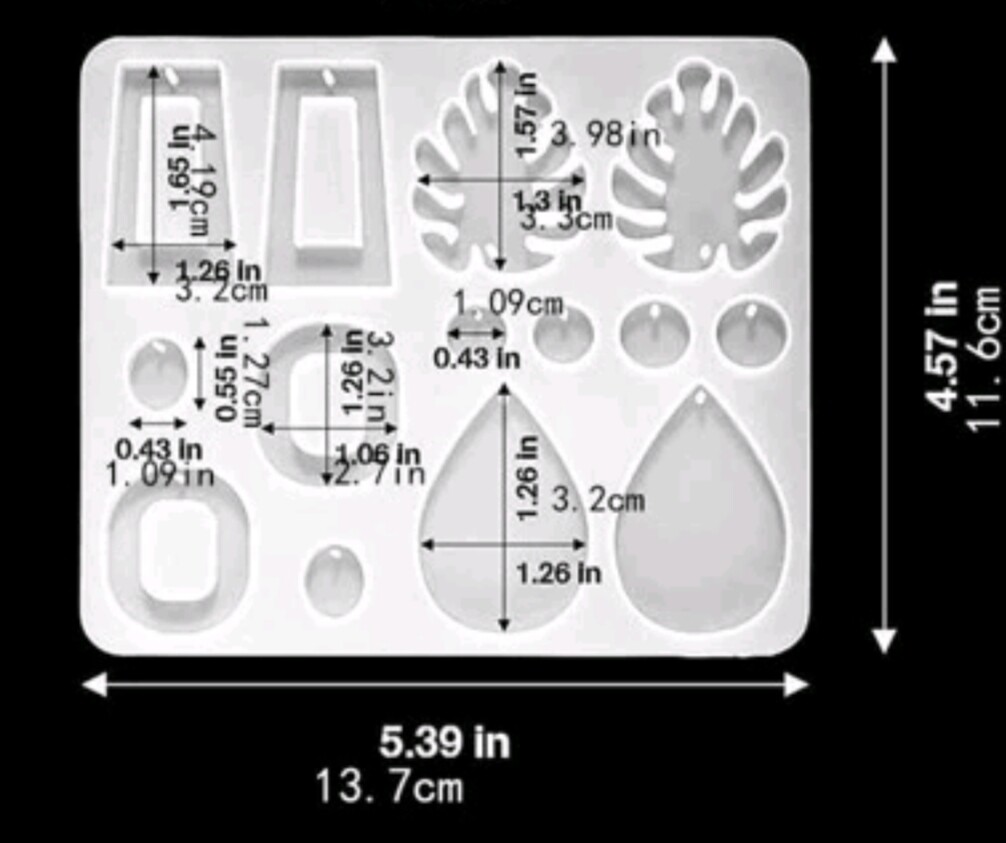 Mixed Shape Jewellery Mold #3