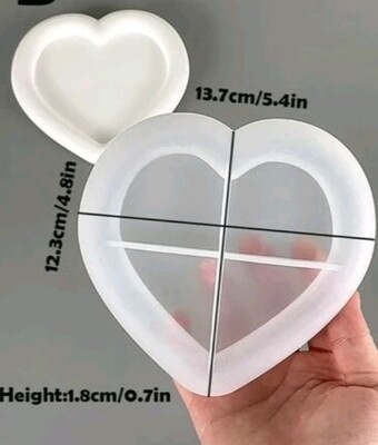 Heart Design Silicone Mold