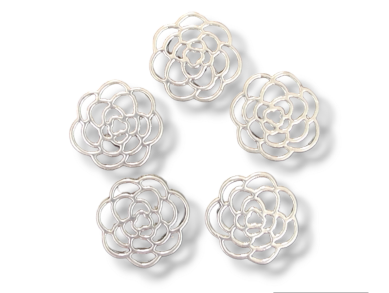 Rose Charms (5pcs)