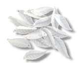 Acrylic Leaf Charms (25pcs)