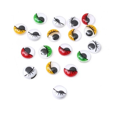 Googly Coloured Eyes (60pcs)