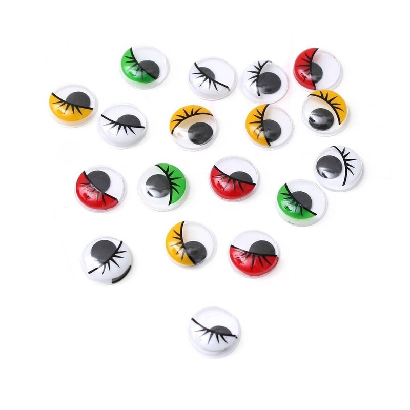 Googly Coloured Eyes (60pcs)