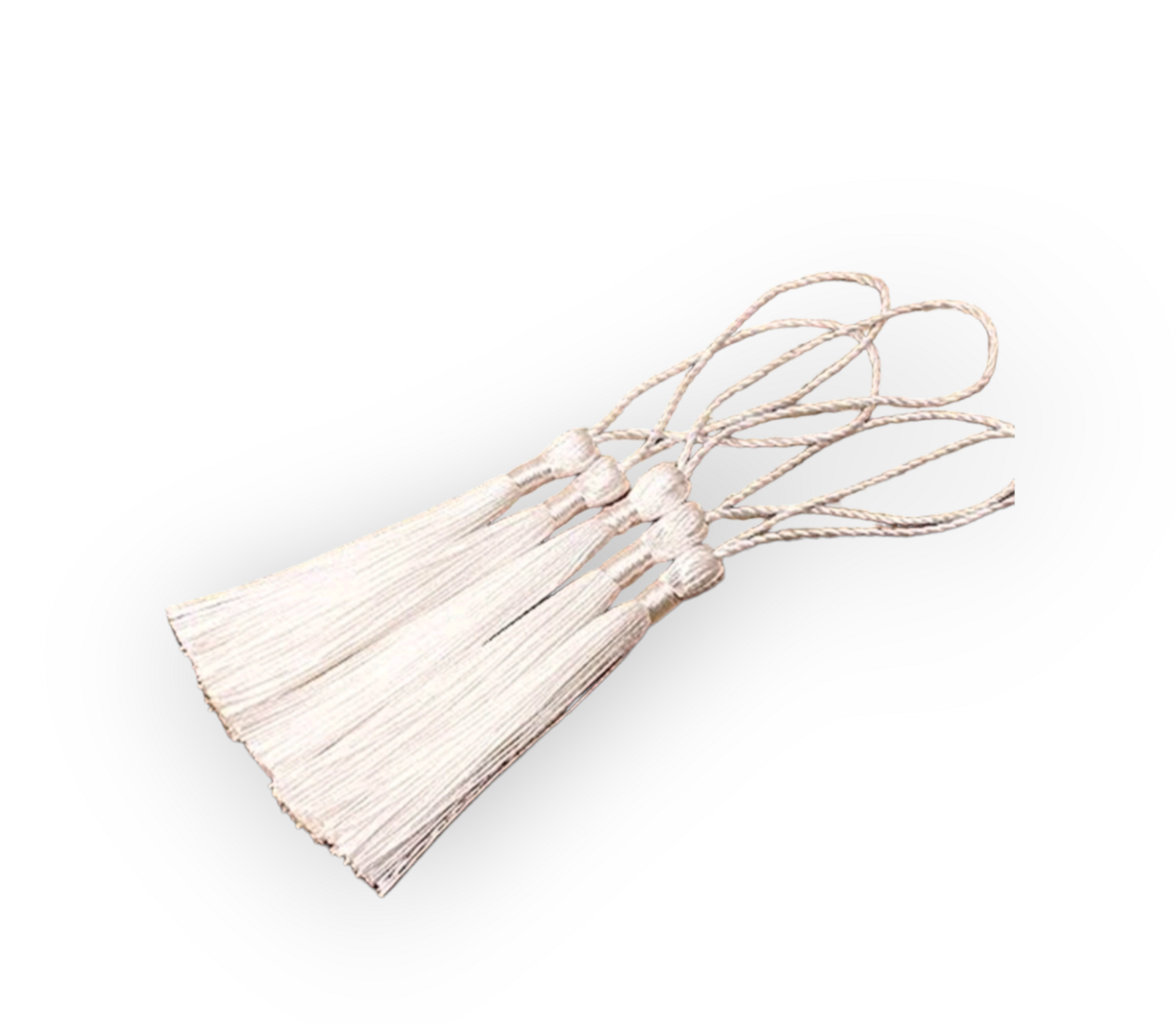 Tassels White (5 pieces)