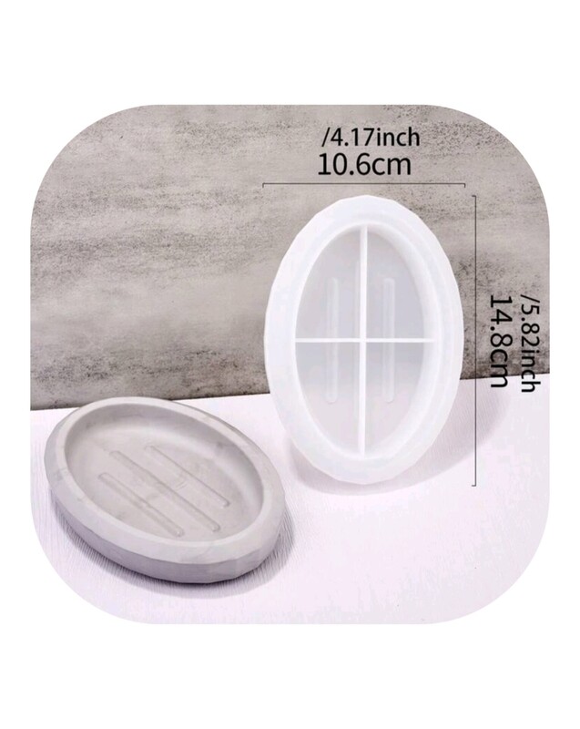 Oval Soap Dish Silicone Mold
