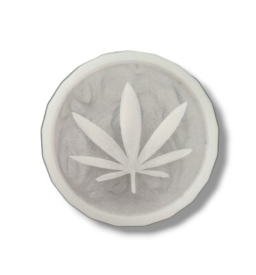 Cannabis leaf Silicone Coaster Mold
