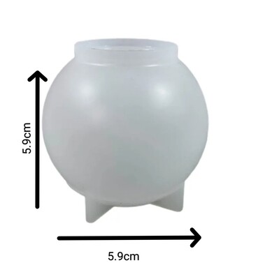 Round Ball Sphere Silicone Mold (medium)