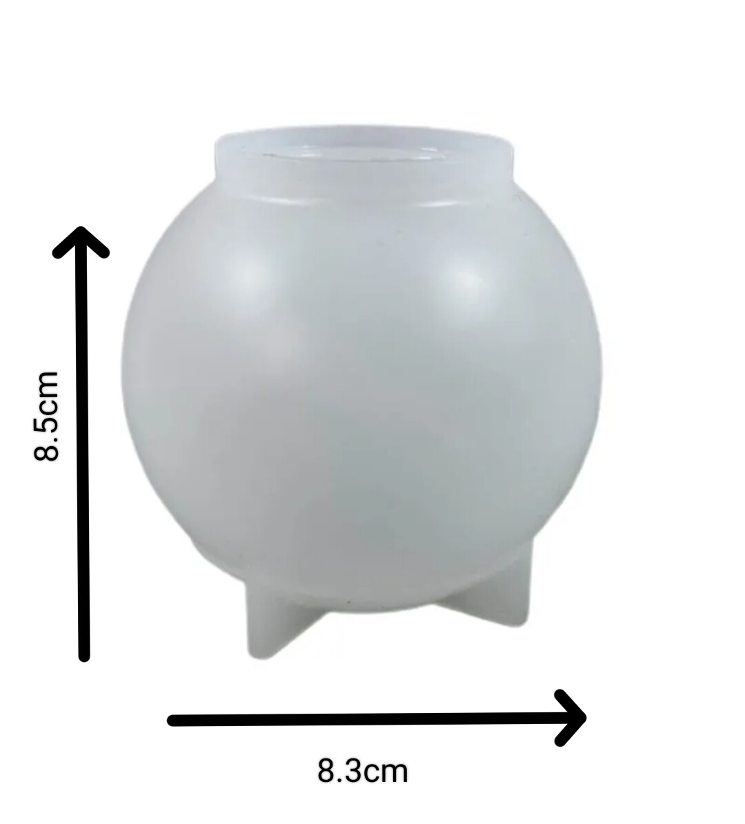 Round Ball Sphere Silicone Mold (large)