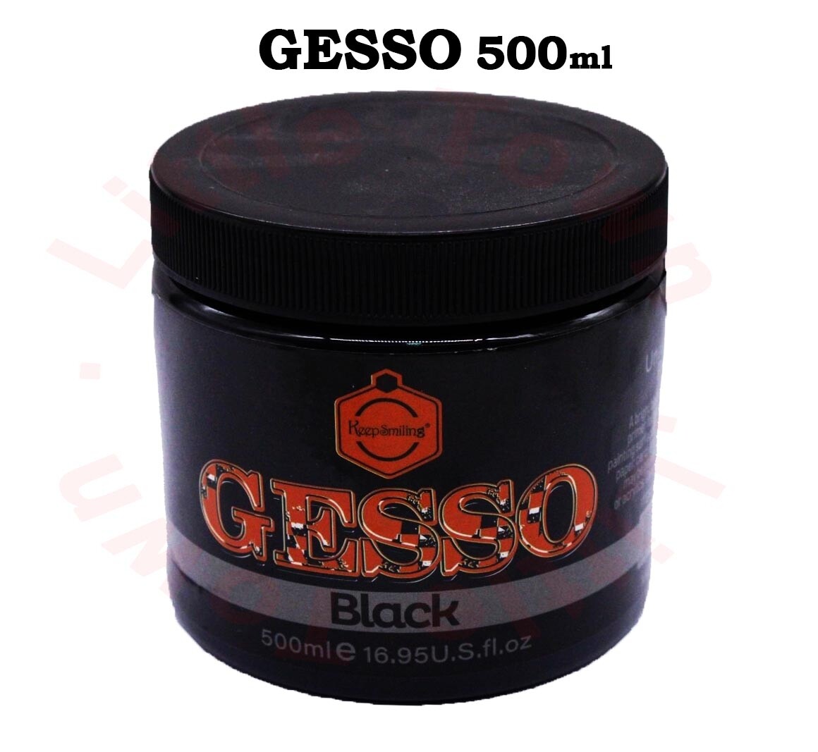 Black Acrylic Gesso 500ml