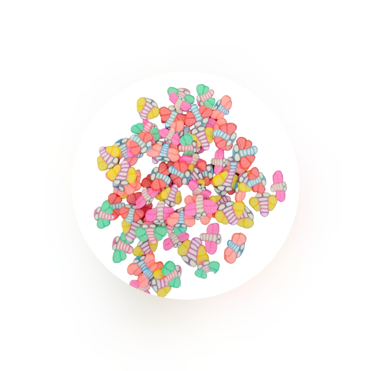 Polymer Clay Butterflies slices (5g)