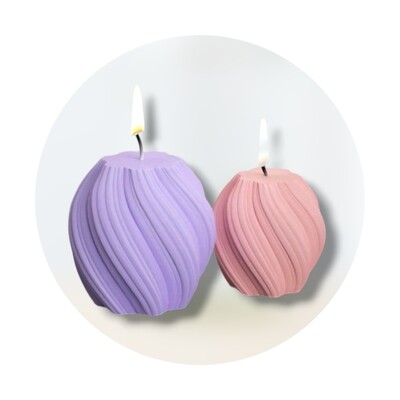 Geometric Design Candle Silicone Mold