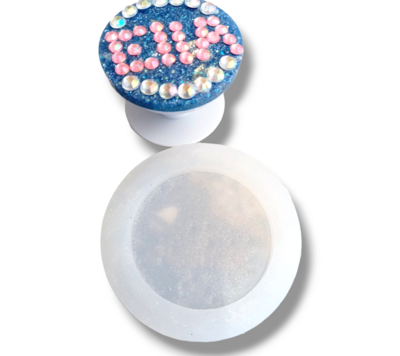 Round Phone Grip Silicone Mold