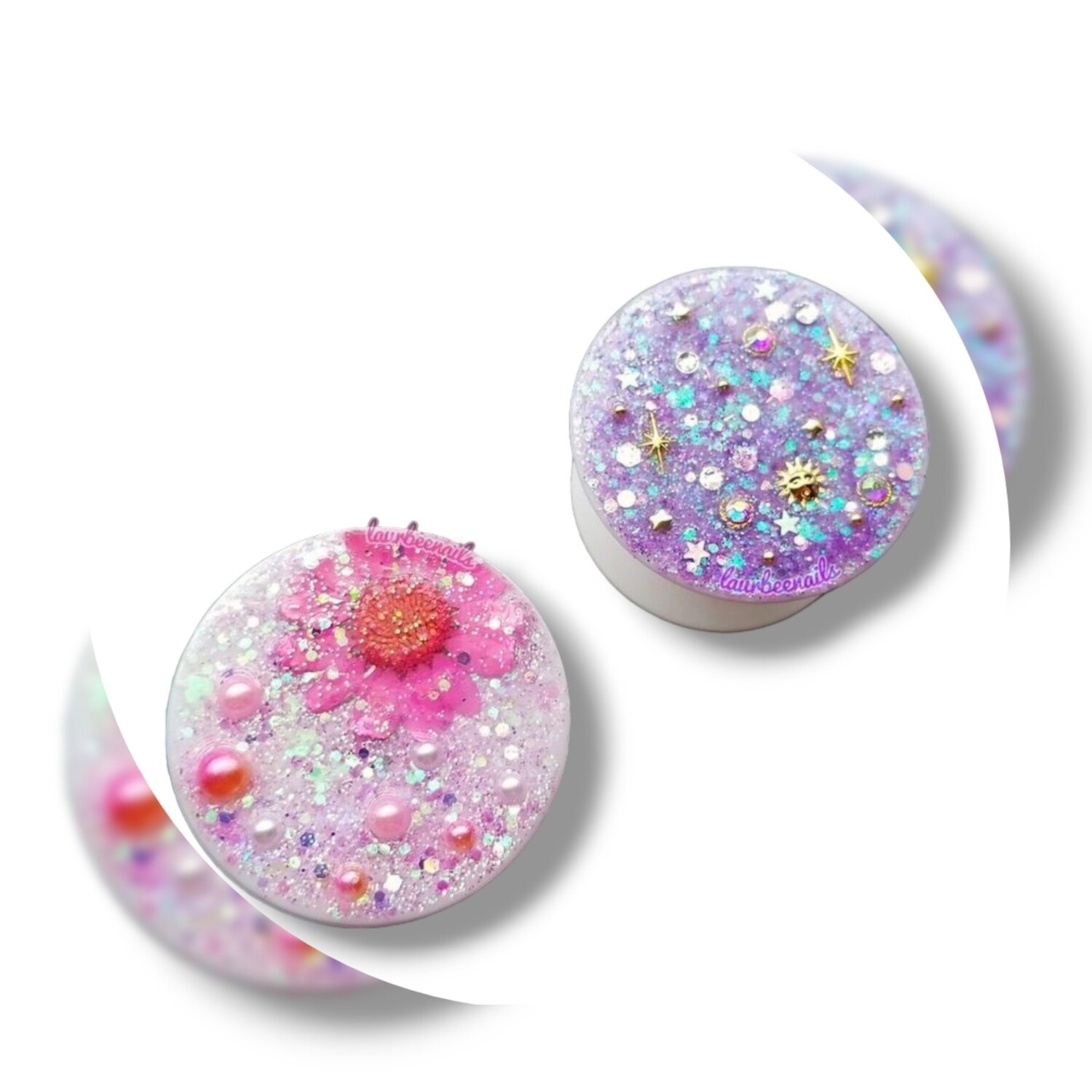 Round Phone Grip Silicone Mold