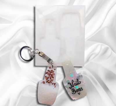 Nail Polish Keyring Silicone Mold