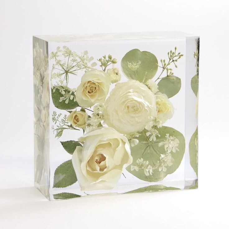 Square Keepsake Flower Box