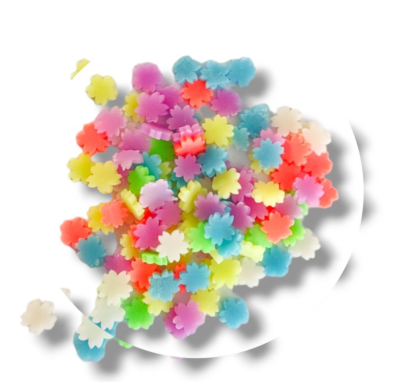 Sakura Glow in dark Polymer Slices (5g)