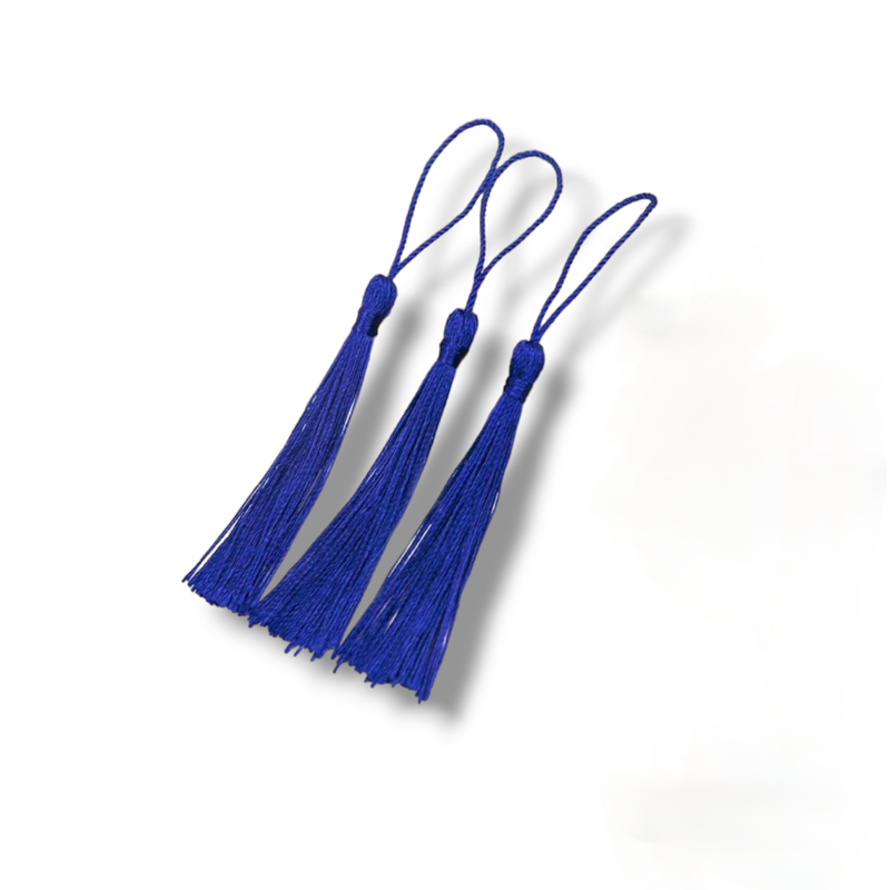 Blue Tassels (5pcs)