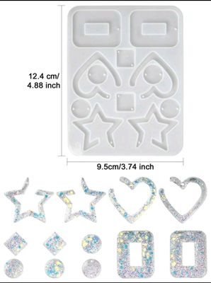 Mixed Shape Jewellery Silicone Mold #4