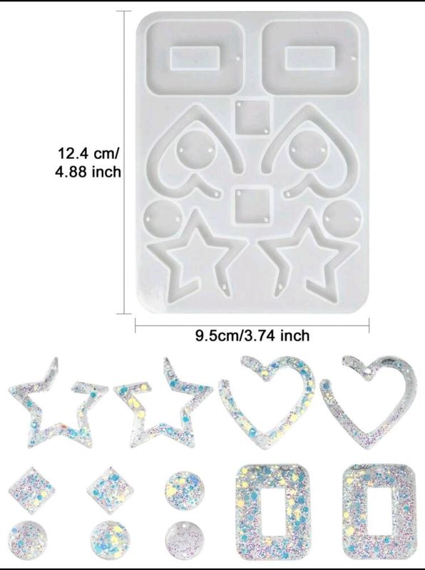 Mixed Shape Jewellery Silicone Mold #4