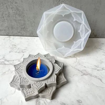 Lotus Flower Tea light Silicone Mold