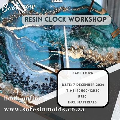 Resin Clock Workshop CPT 7 December 2024