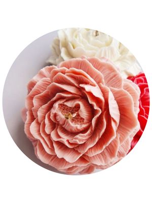 Peony Flower Silicone Mold