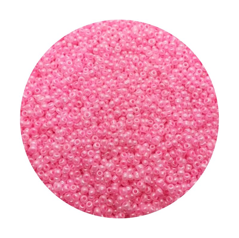 Candy Pink Seed Beads (30g) size 6
