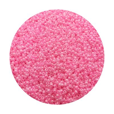 Candy Pink Seed Beads (30g) size 6