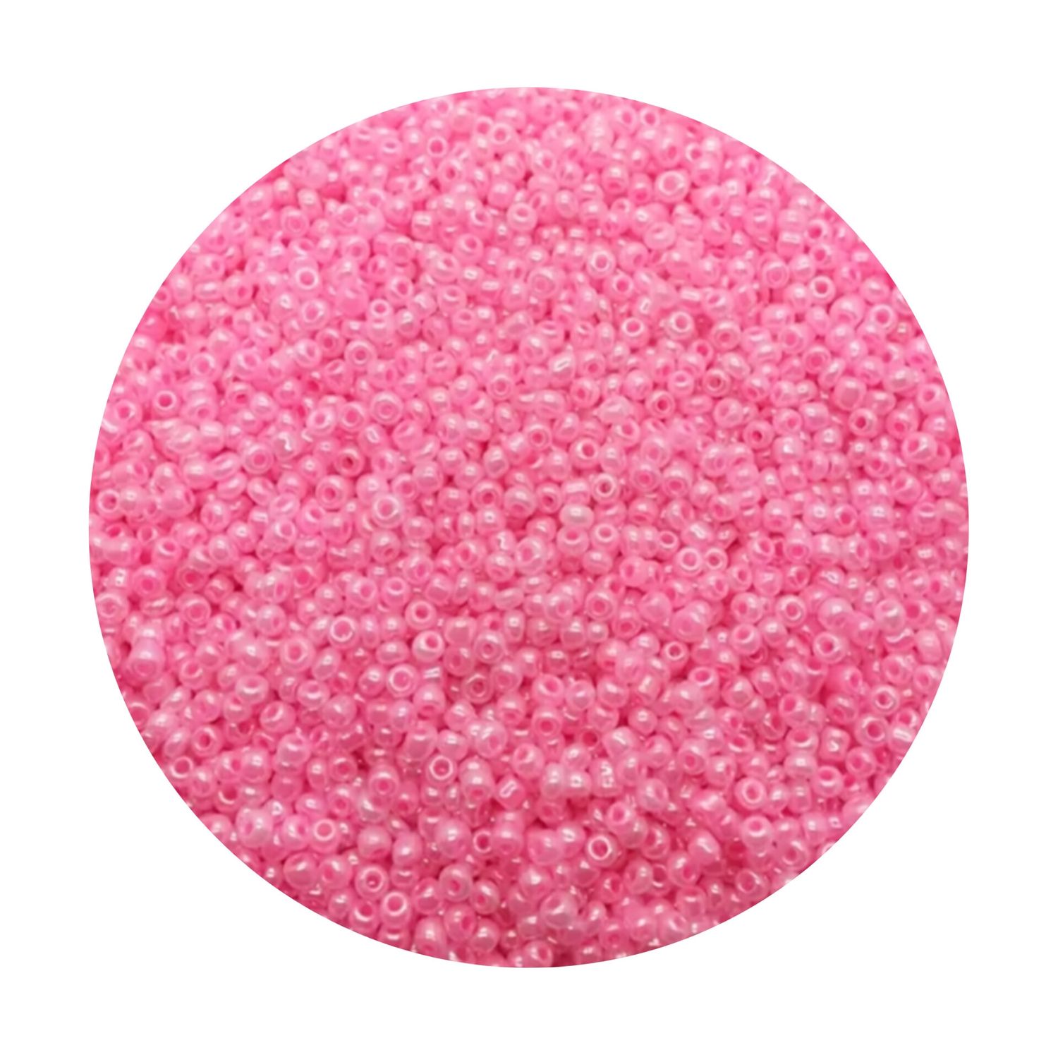 Candy Pink Seed Beads (30g) size 6
