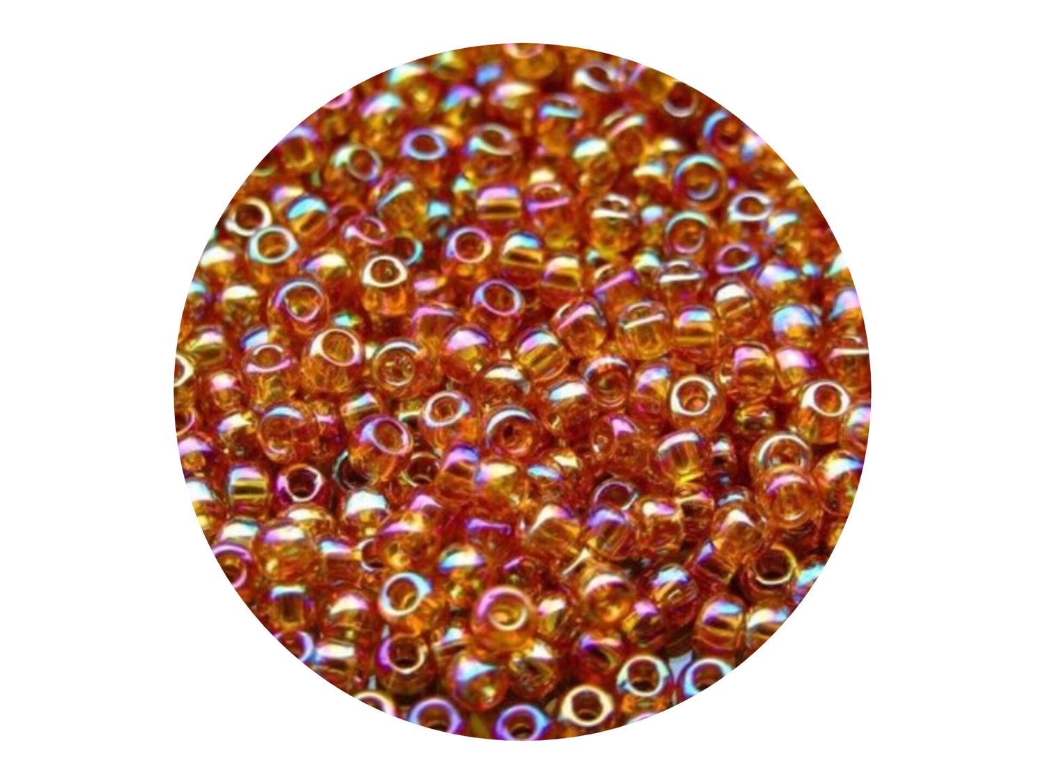 Rainbow Seed Beads Size 8 (30g)