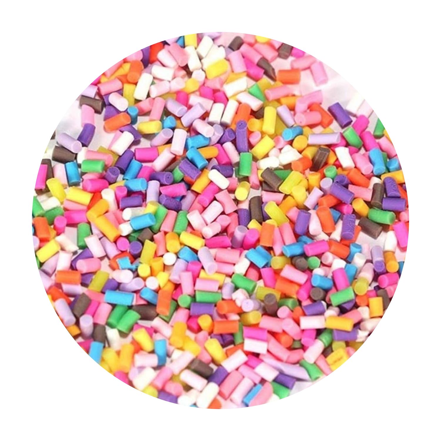 Candy Sprinkles Polymer Slices (5g)