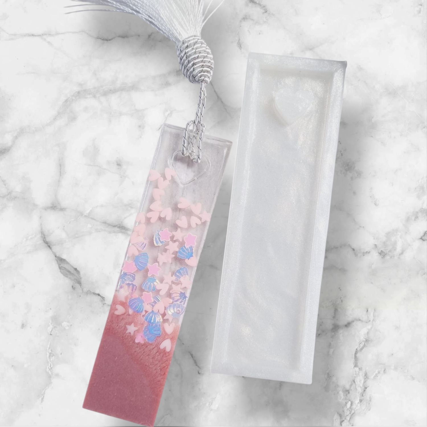 Heart Bookmark Silicone Mold