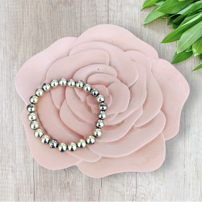 Rose Design Concrete Tray