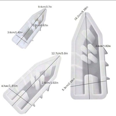 Miniature Houses Silicone Mold (3pcs)