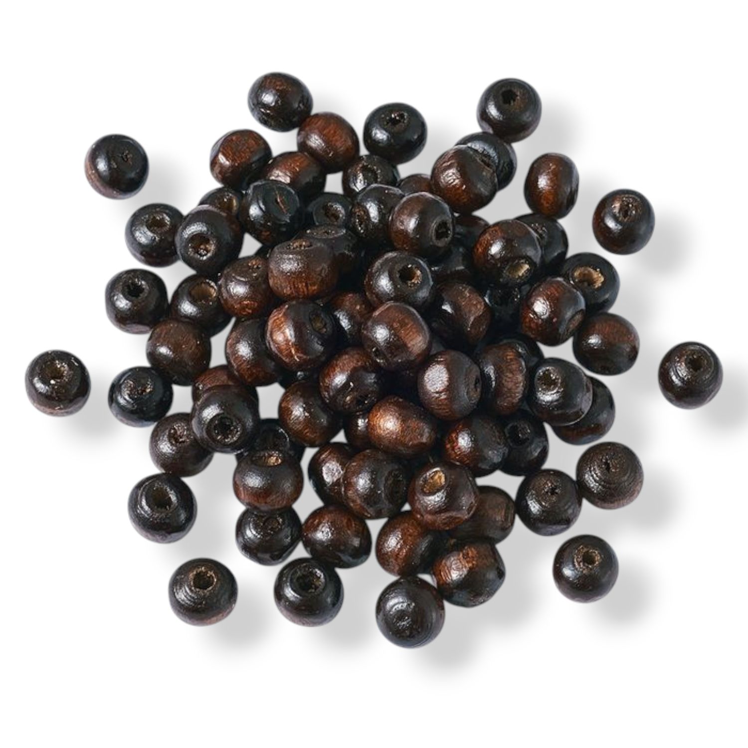 Brown Wooden Beads 10mm (50pcs)