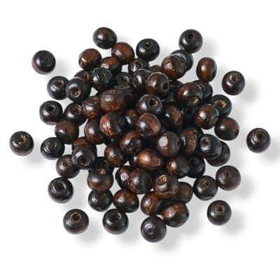 Brown Wooden Beads 10mm (50pcs)
