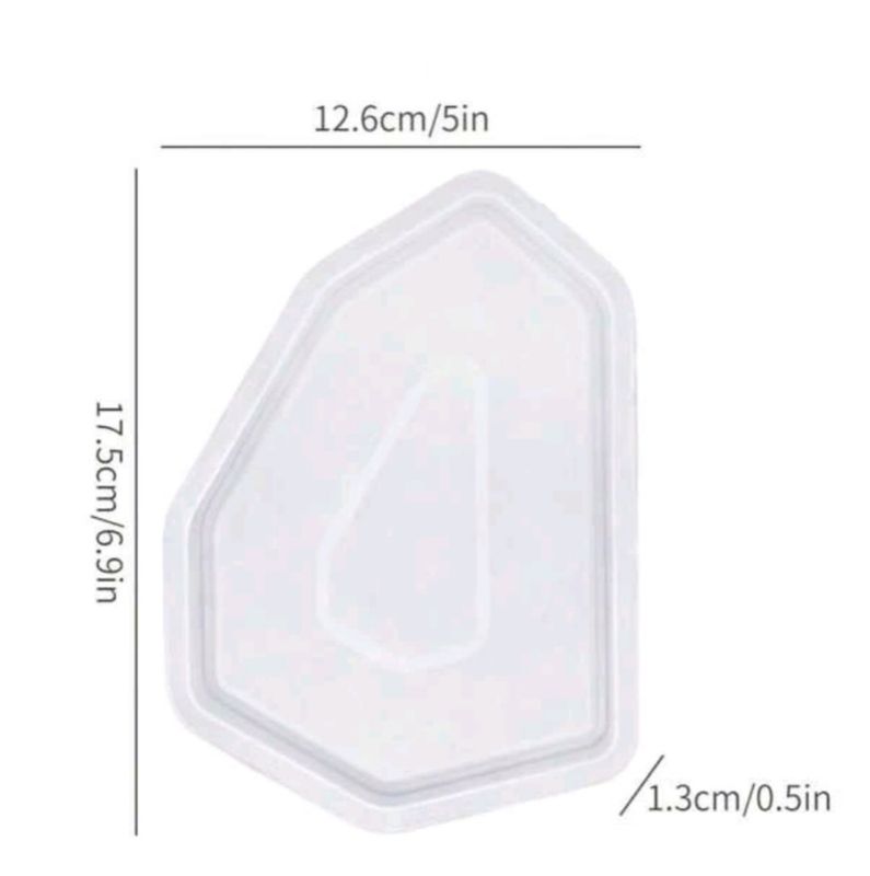 Asymmetrical Tray Silicone Mold