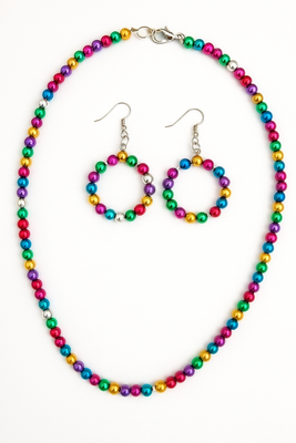 Multi Coloured Beads 4mm (10g)