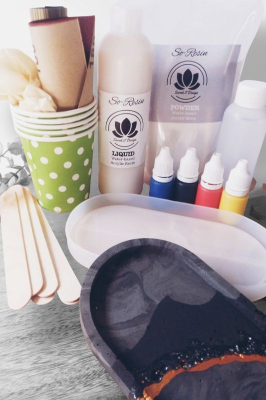 Terrazzo Oval Tray Starter Kits (750g)