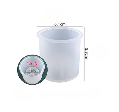 Round Mini Tealight Candle Silicone Mould (Med)