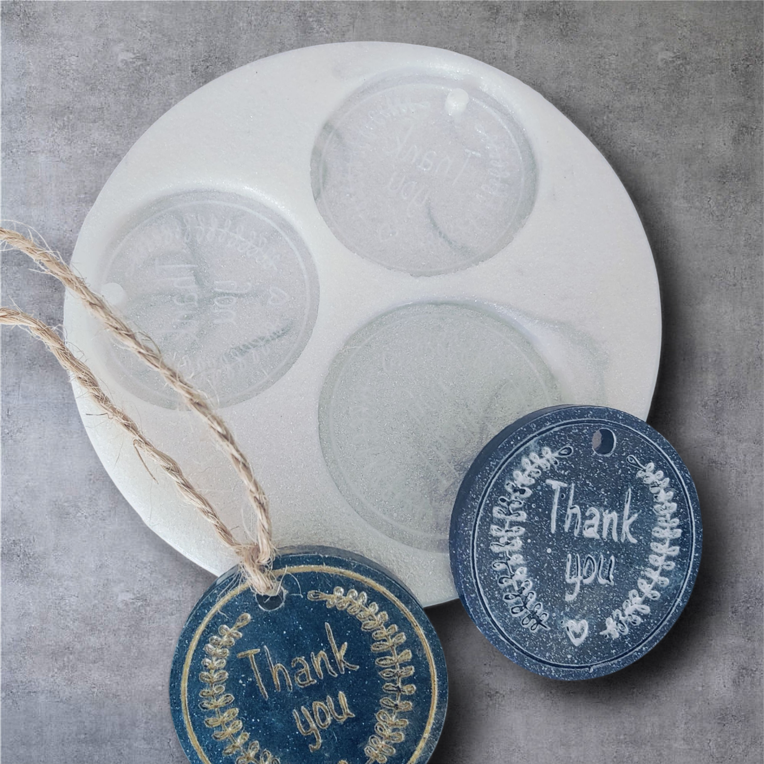 Thank You Tag Silicone Mold