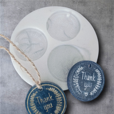 Thank You Tag Silicone Mold