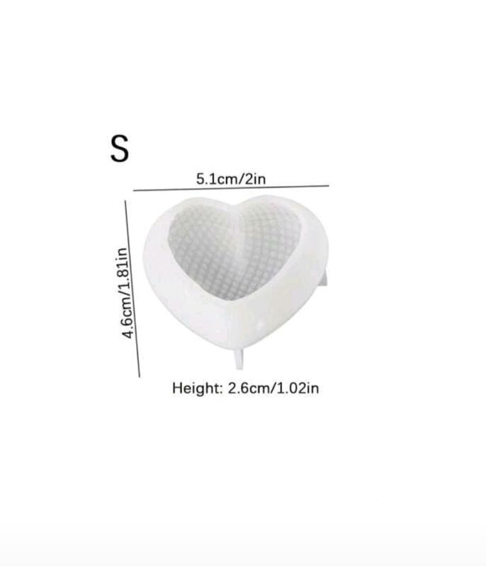 Heart Silicone Mold (small)