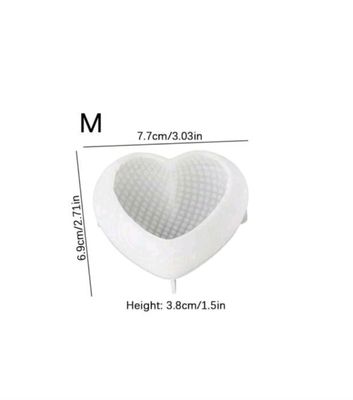 Heart Silicone Mold (medium)