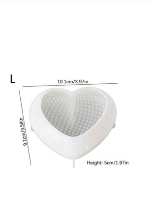 Heart Silicone Mold (large)