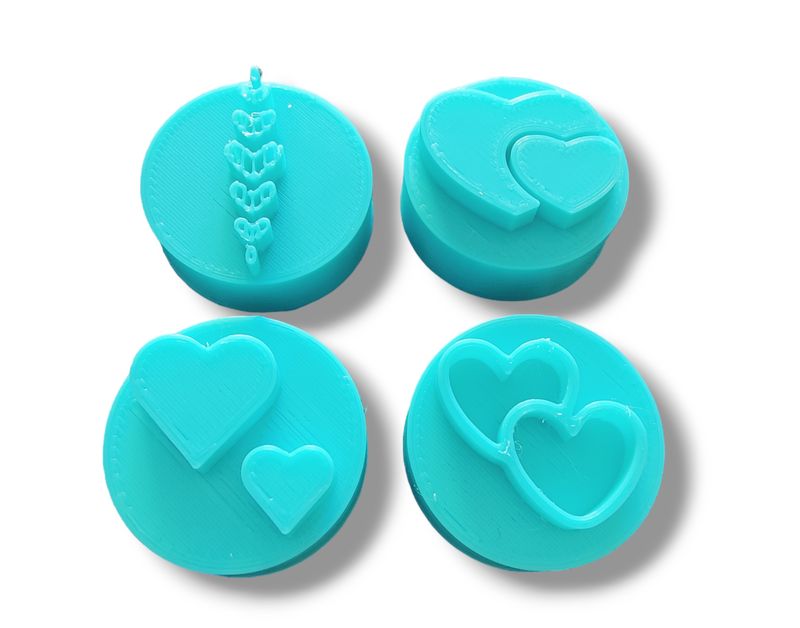 Polymer Heart Stamps